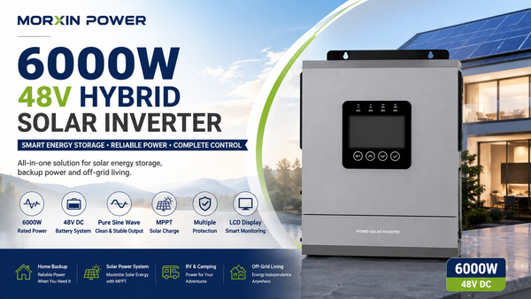 6000W 48V Hybrid Solar Inverter for Home & Off-Grid