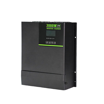 MorxinVolt 3000W 24V Pure Sine Wave Inverter Charger, DC to 220V AC Hybrid Solar Inverter, 6000W Surge Peak Power for RV, Cabin, Home Off‑Grid Backup Power