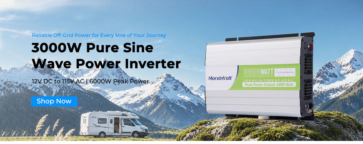 MorxinVolt 12V 3000W Pure Sine Wave Inverter