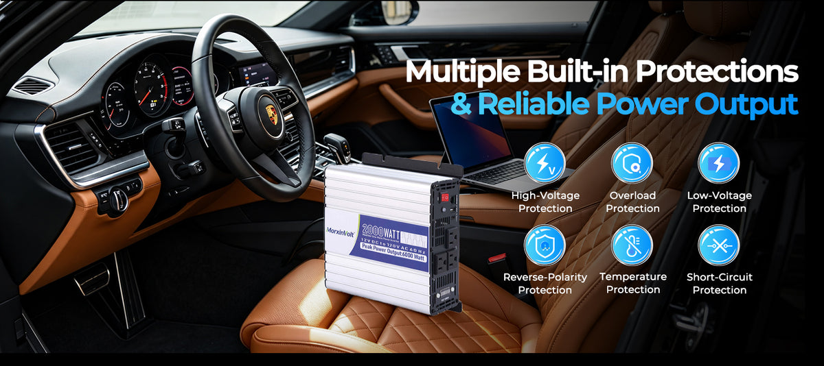 MorxinVolt 12V 2000W Modified Sine Wave Inverter