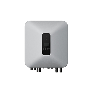 Morxin Power 6000W 48V hybrid solar inverter, LCD display and control buttons, silver casing for home solar system and backup power