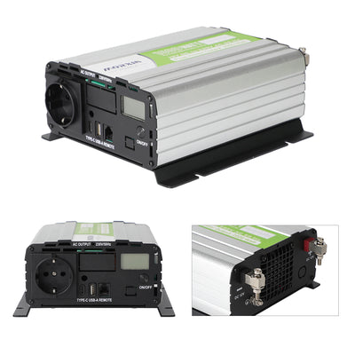 12V 1000W pure sine wave inverter details