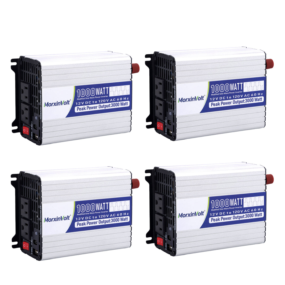 MorxinVolt 12V 1000W Modified Sine Wave Inverter