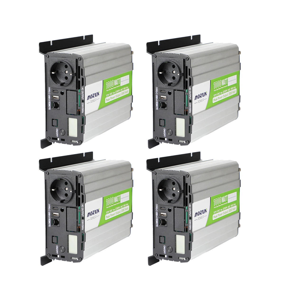 MorxinVolt 12V 1000W Pure Sine Wave Inverter