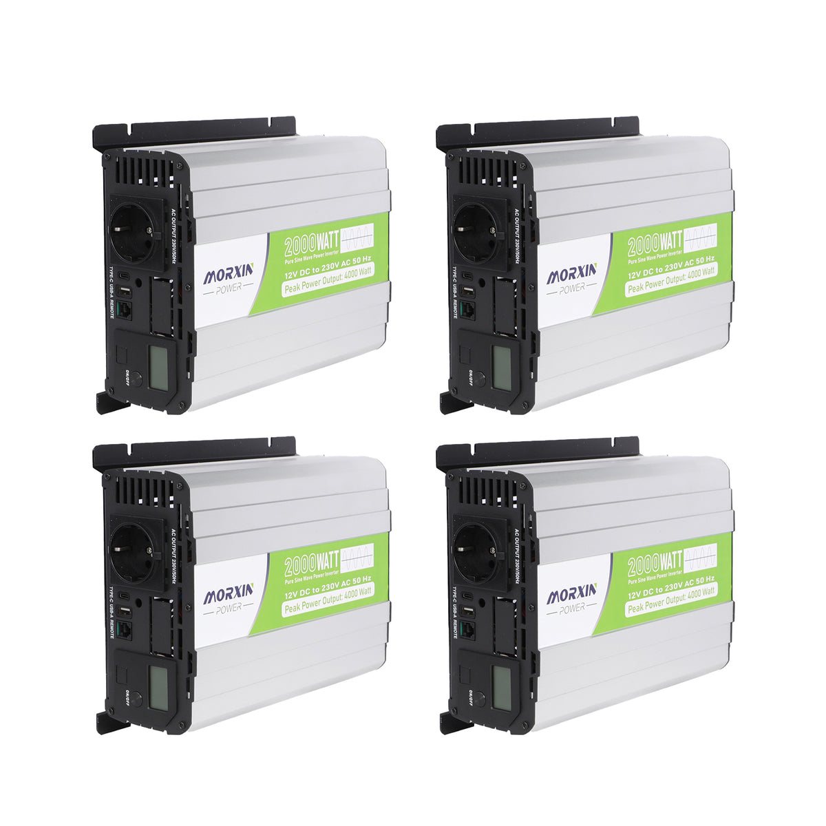 MorxinVolt 12V 2000W Pure Sine Wave Inverter