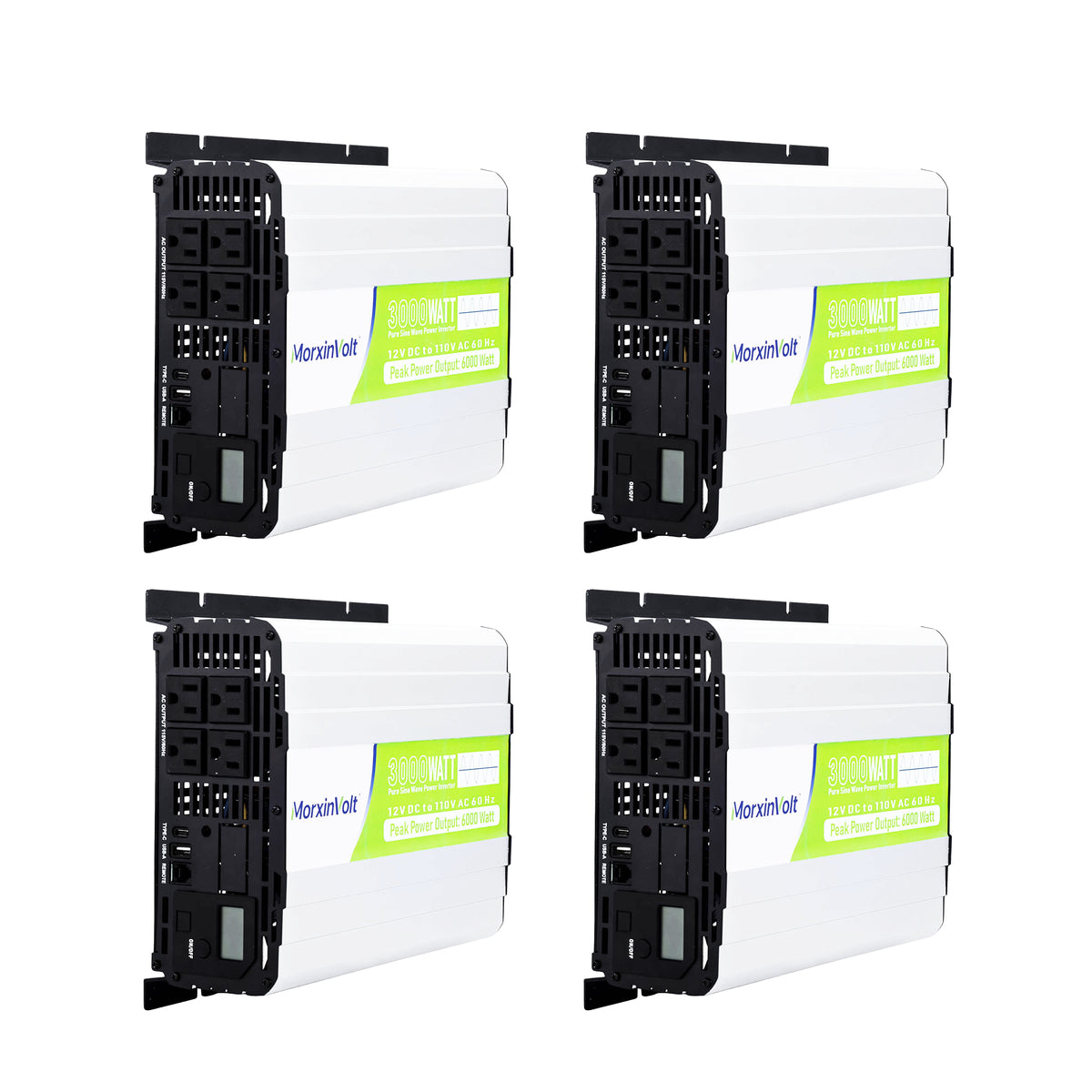 MorxinVolt 12V 3000W Pure Sine Wave Inverter