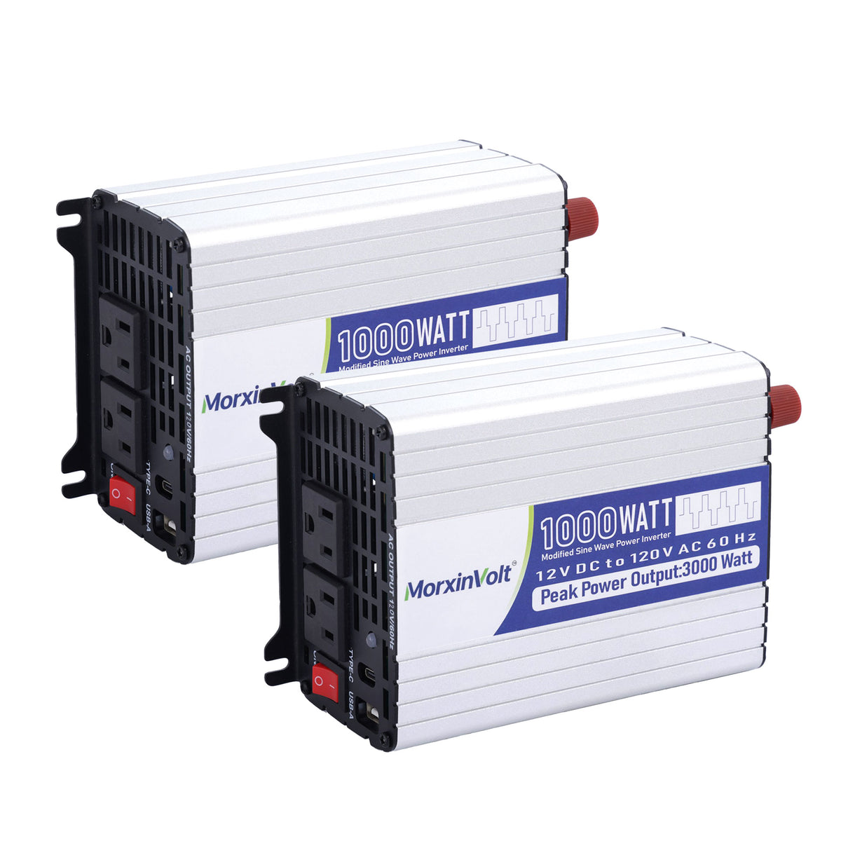MorxinVolt 12V 1000W Modified Sine Wave Inverter