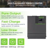 12V 3000W Pure Sine Wave Inverter Charger, 6000W Peak Power, 220V AC Output, 150A Battery Charger for Solar Power, RV and Off-Grid Systems