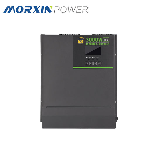 MorxinVolt 3000W Pure Sine Wave Inverter Charger 48V DC to 120V/220V AC Off-Grid Solar Inverter