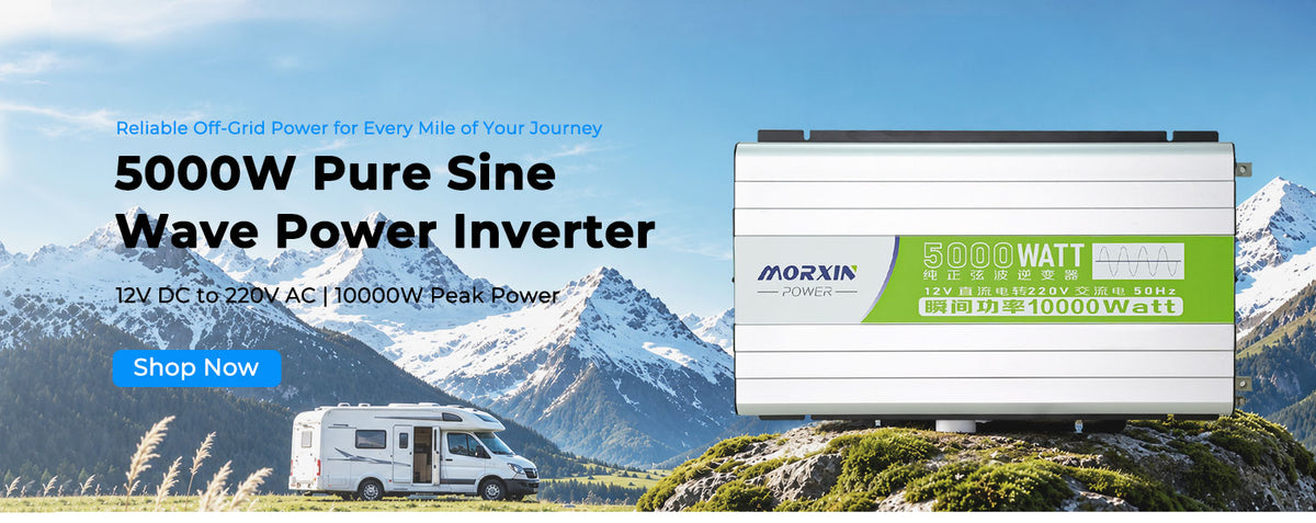 MorxinVolt 12V 5000W Pure Sine Wave Inverter