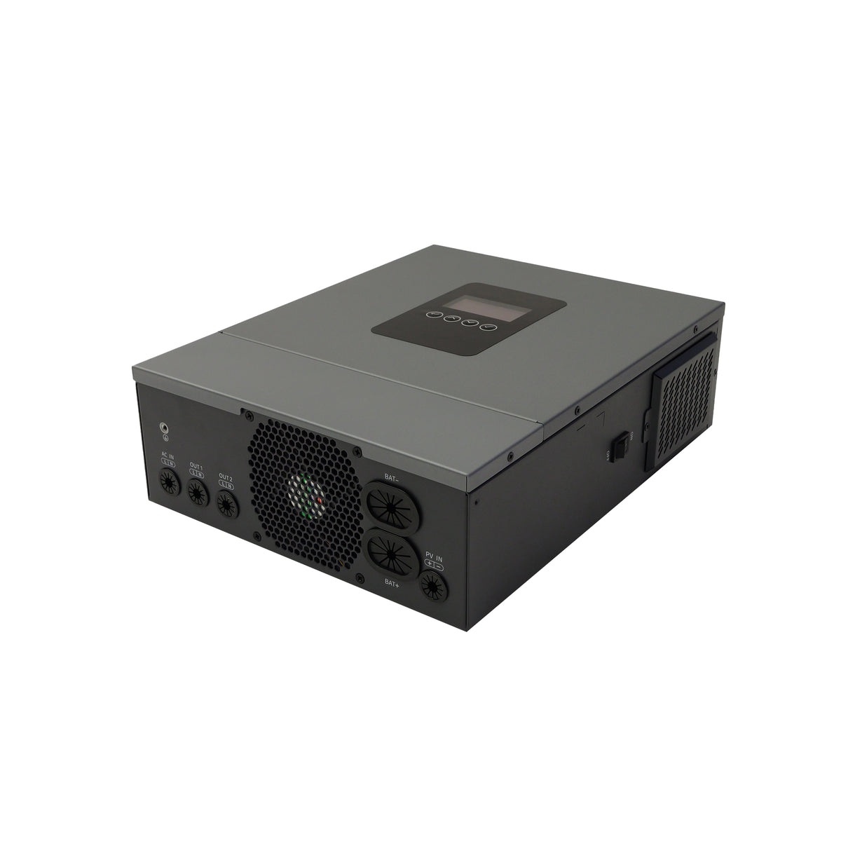 2000W 12V Hybrid Solar Inverter | 3000W PV Input, 100A MPPT, Pure Sine Wave Off-Grid Power