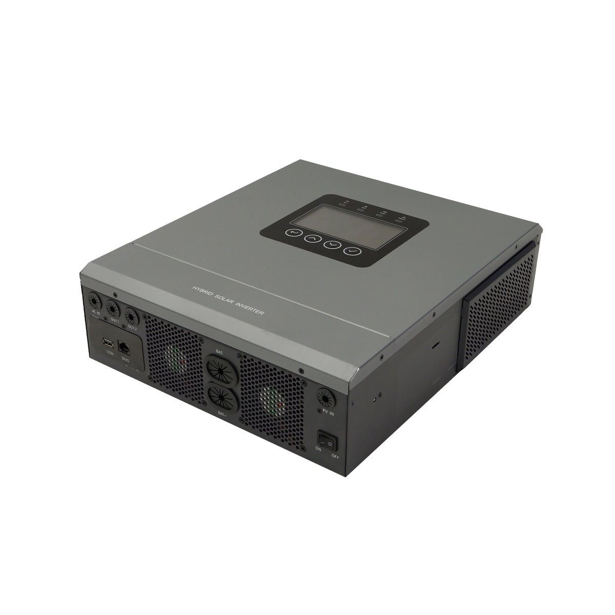6000W 48V Off-Grid Solar Inverter, 6kW Pure Sine Wave Hybrid Inverter with 120A MPPT Charge Controller, WiFi Monitor