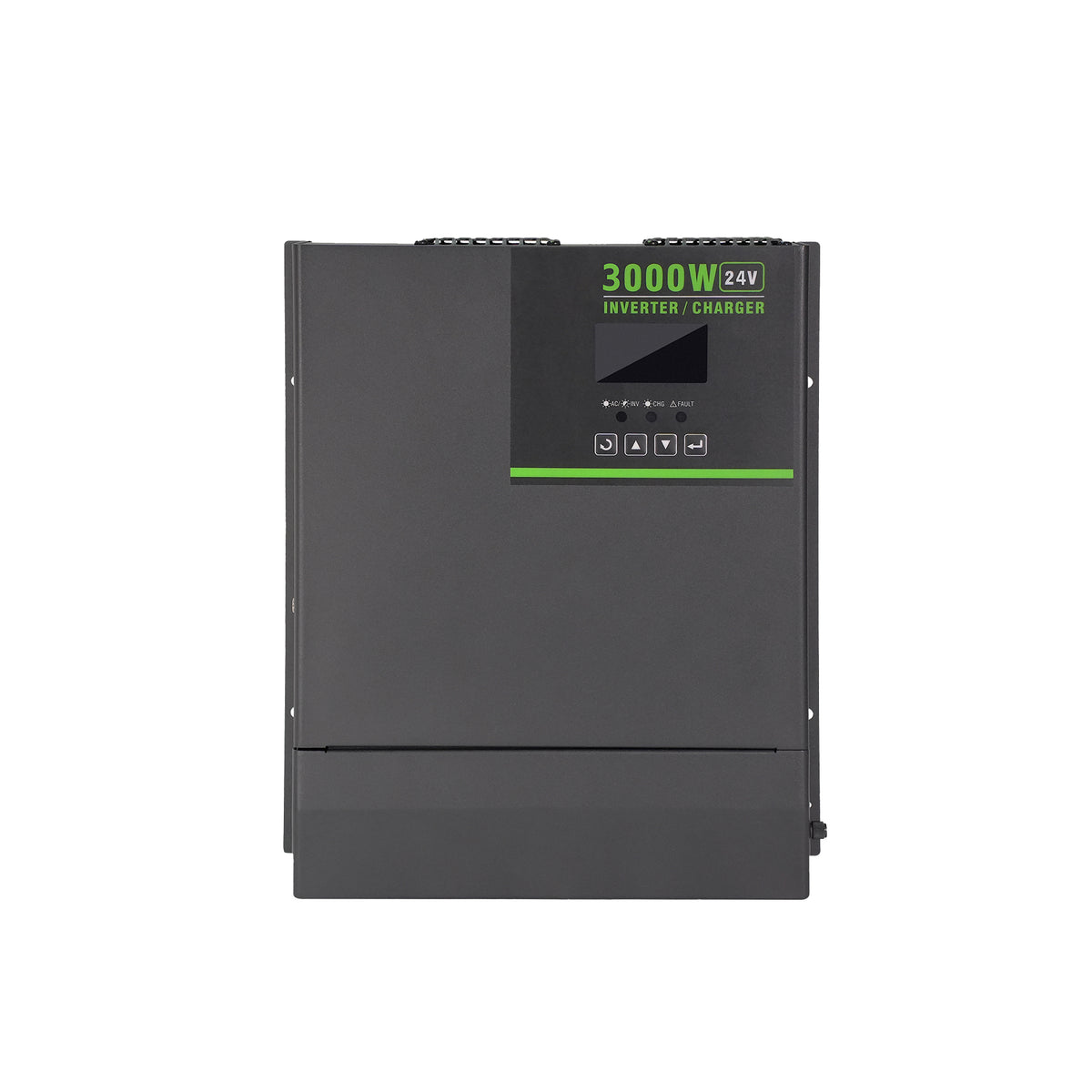 MorxinVolt 3000W 24V Pure Sine Wave Inverter Charger, DC to 220V AC Hybrid Solar Inverter, 6000W Surge Peak Power for RV, Cabin, Home Off‑Grid Backup Power