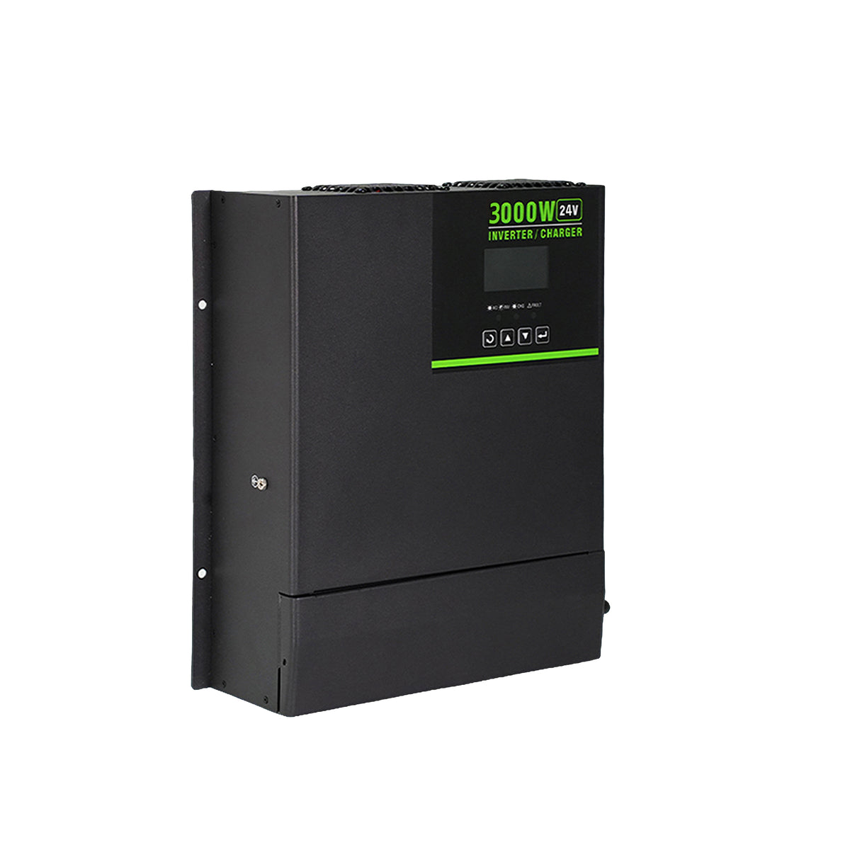MorxinVolt 3000W 24V Pure Sine Wave Inverter Charger, DC to 220V AC Hybrid Solar Inverter, 6000W Surge Peak Power for RV, Cabin, Home Off‑Grid Backup Power