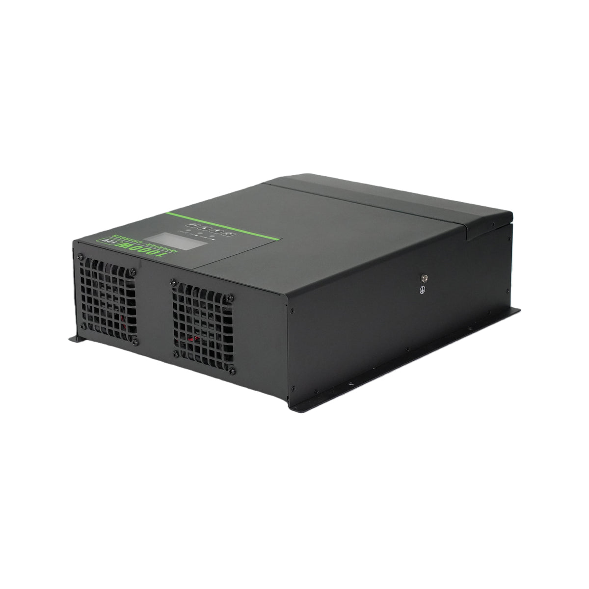 MorxinVolt 1000W Pure Sine Wave Inverter Charger, 12V DC to 120V/220V AC, Off-Grid Solar Hybrid Inverter for RV, Cabin, Home Backup Power