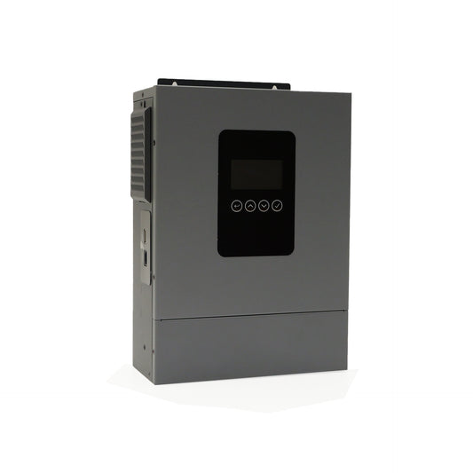 1200W 12V Hybrid Solar Inverter | 100A MPPT, Pure Sine Wave Off-Grid Power for RV & Cabin