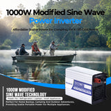 MorxinVolt 12V 1000W Modified Sine Wave Inverter