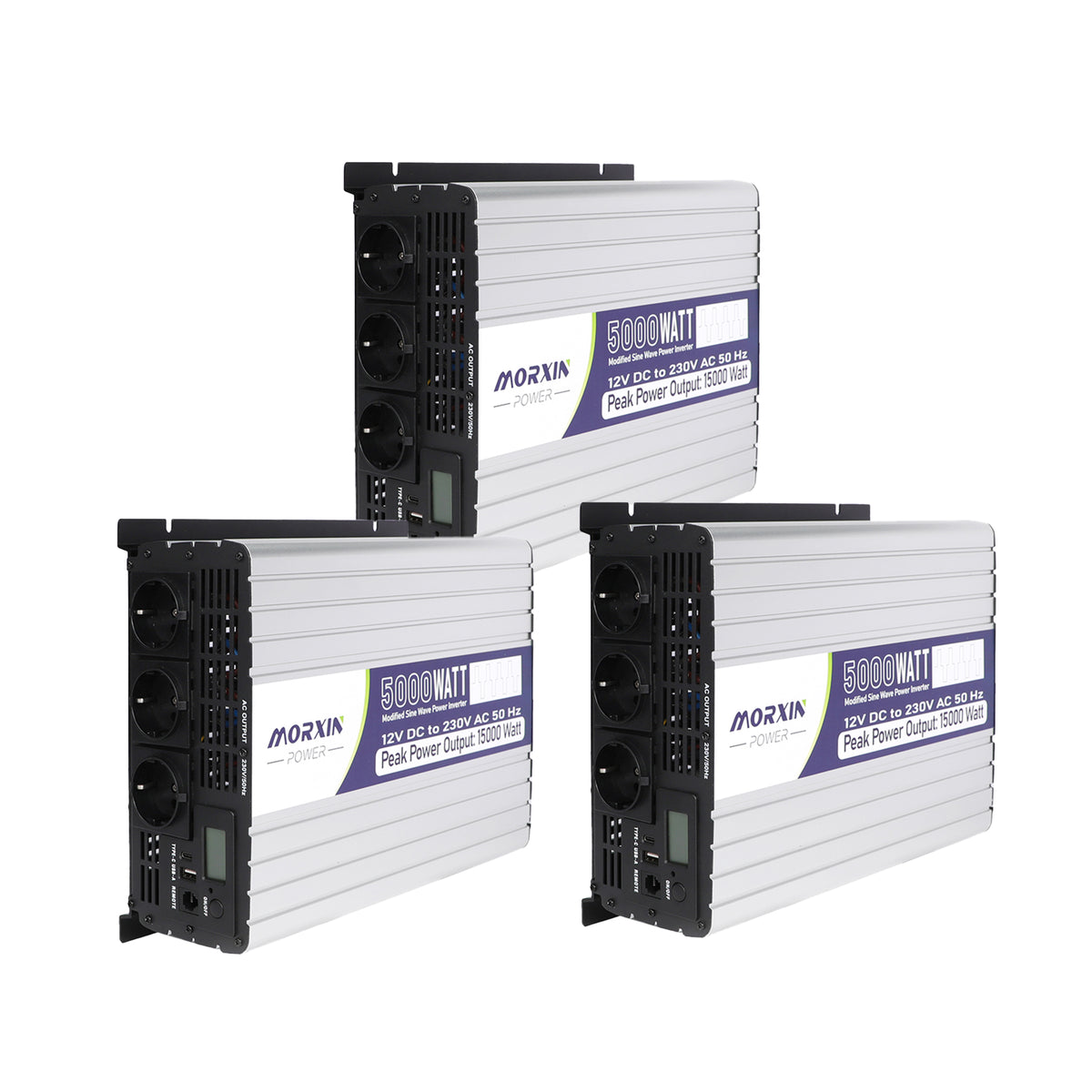 MorxinVolt 12V 5000W Modified Sine Wave Inverter