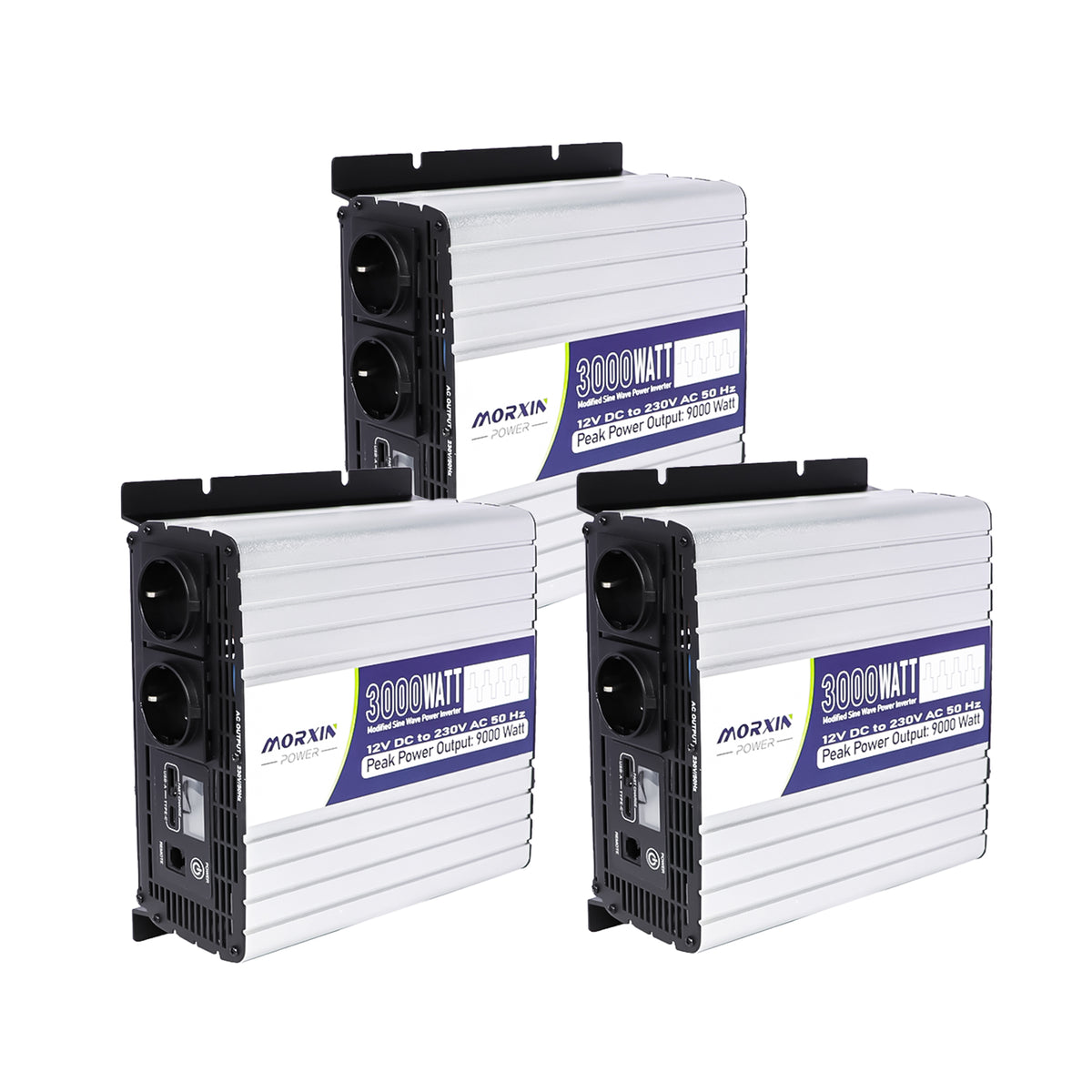 MorxinVolt 12V 3000W Modified Sine Wave Inverter