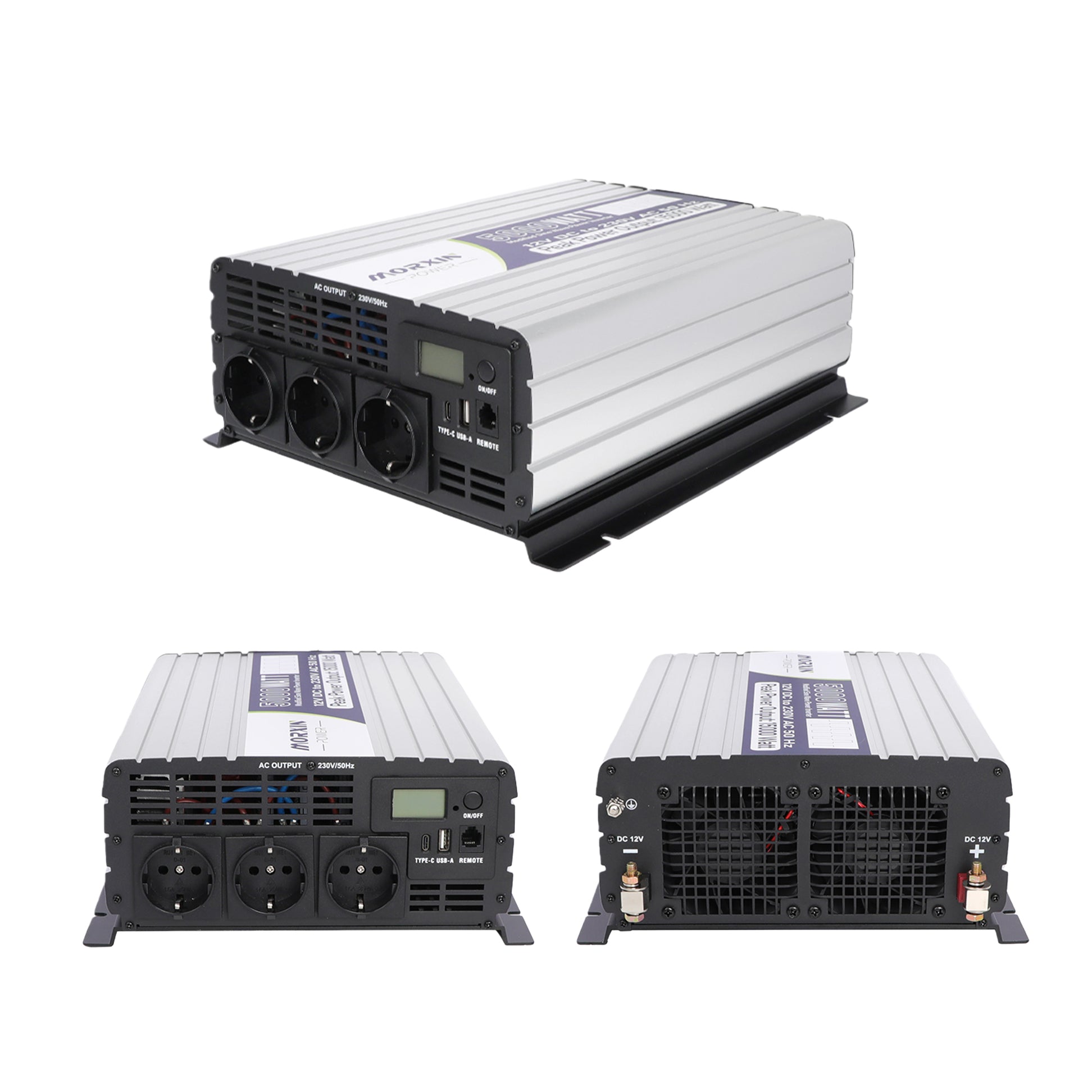Morxin Power 12V 5000W Modified Sine Wave Inverter